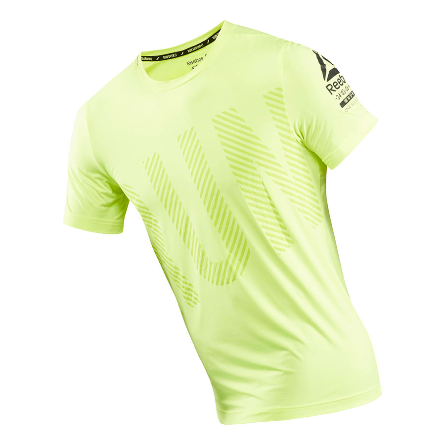 tee shirt reebok jaune